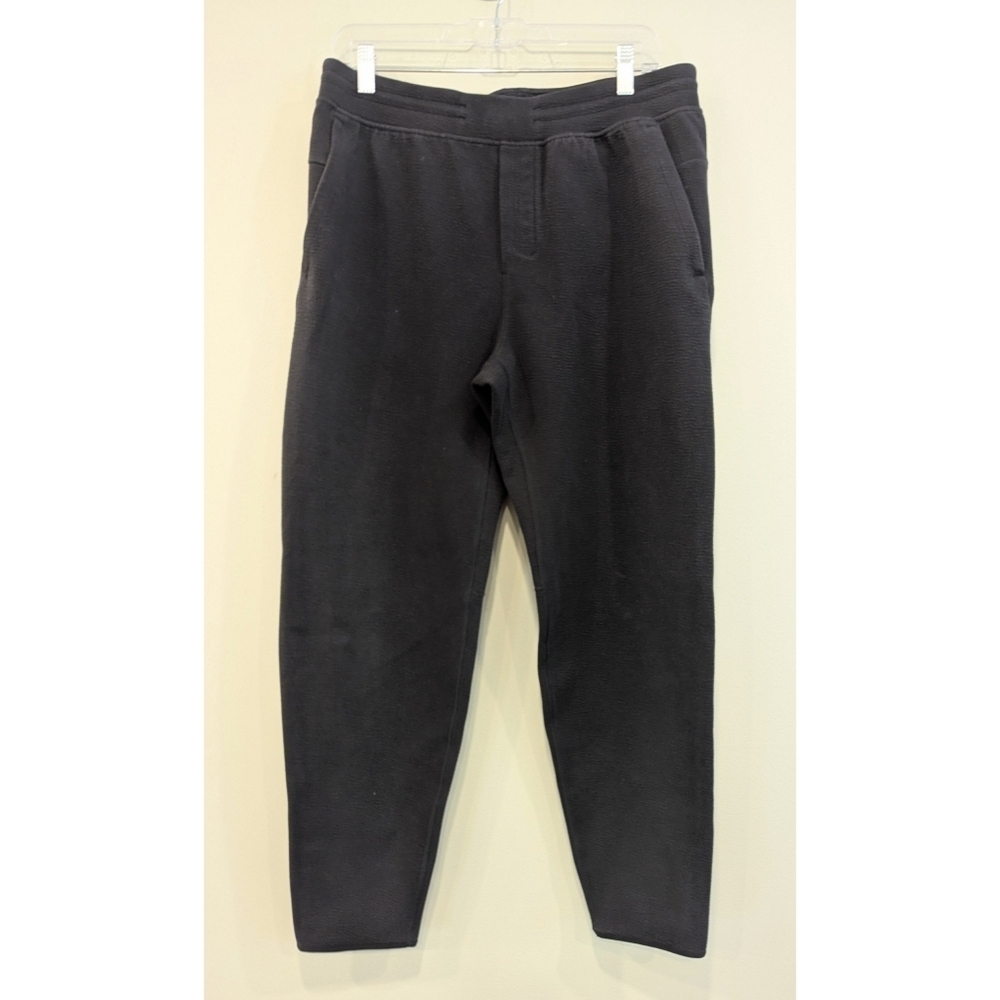 Lululemon Textured Spacer Classic Tapered Pants In Black Size Large
